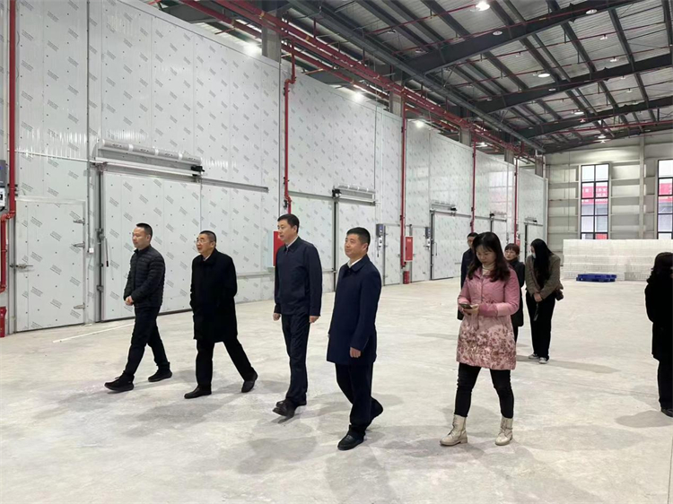 中國果品流通協會會長魯芳校一行到四川供銷為農服務（資中）產業園調研